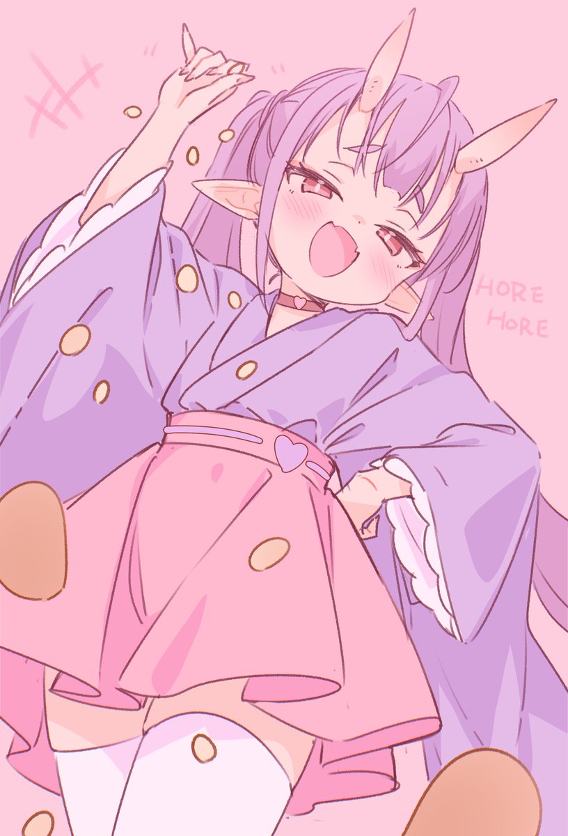 ほれほれ歳の数だけ食べにゃ～～～www