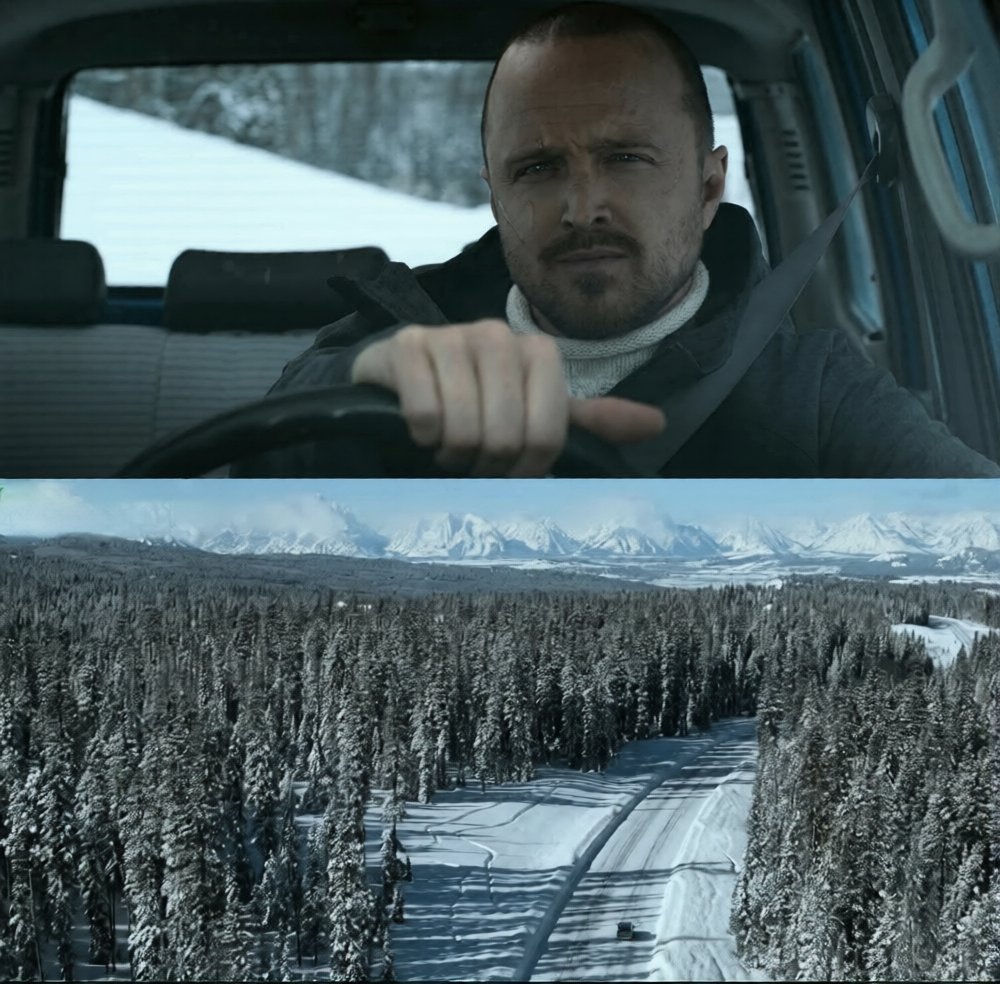 TheCineprism's tweet image. Vince Gilligan originally planned for Jesse Pinkman to be arrested at the end of Breaking Bad. 

It was Gilligan’s wife who convinced him otherwise, saying, "Of all the Breaking Bad characters who deserved a happy and fitting ending, Jesse deserved it the most."