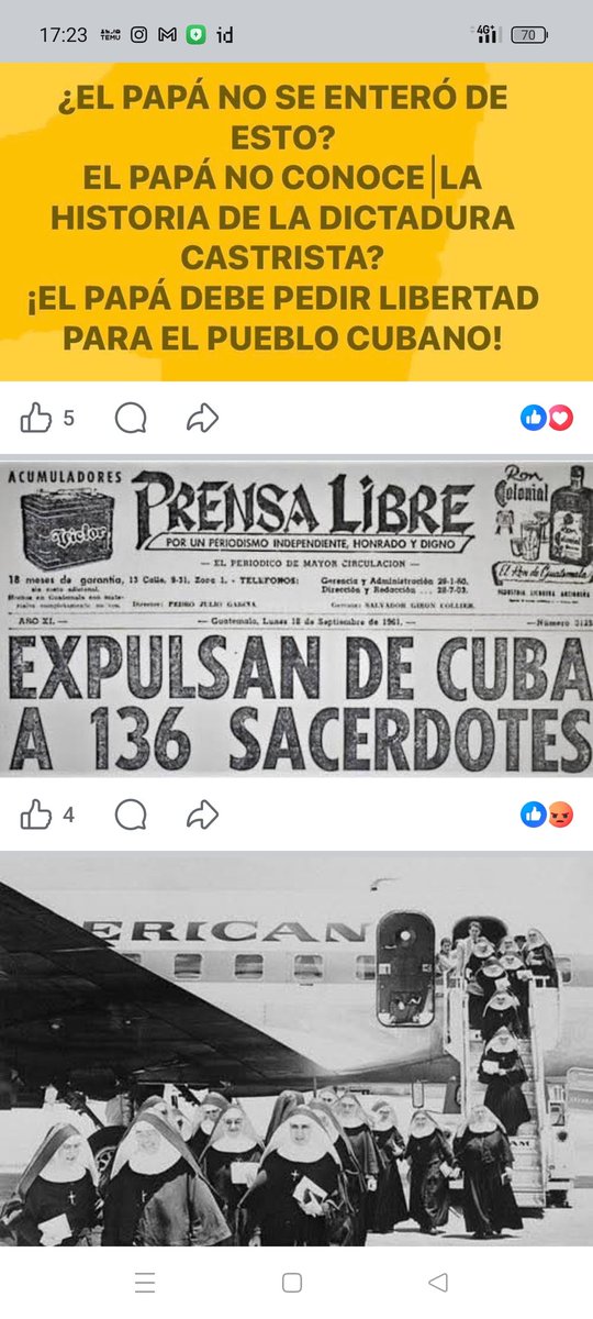 <a href="/VaticanNews/">Vatican News</a> <a href="/Pontifex_it/">Papa Leone XIV</a> <a href="/Pontifex_pt/">Papa Leão XIV</a> <a href="/Pontifex_ln/">Leo Papa XIV</a> #AbajolaDictaduraCastroCanel #AbajoElComunismo #VivaCubaLibre