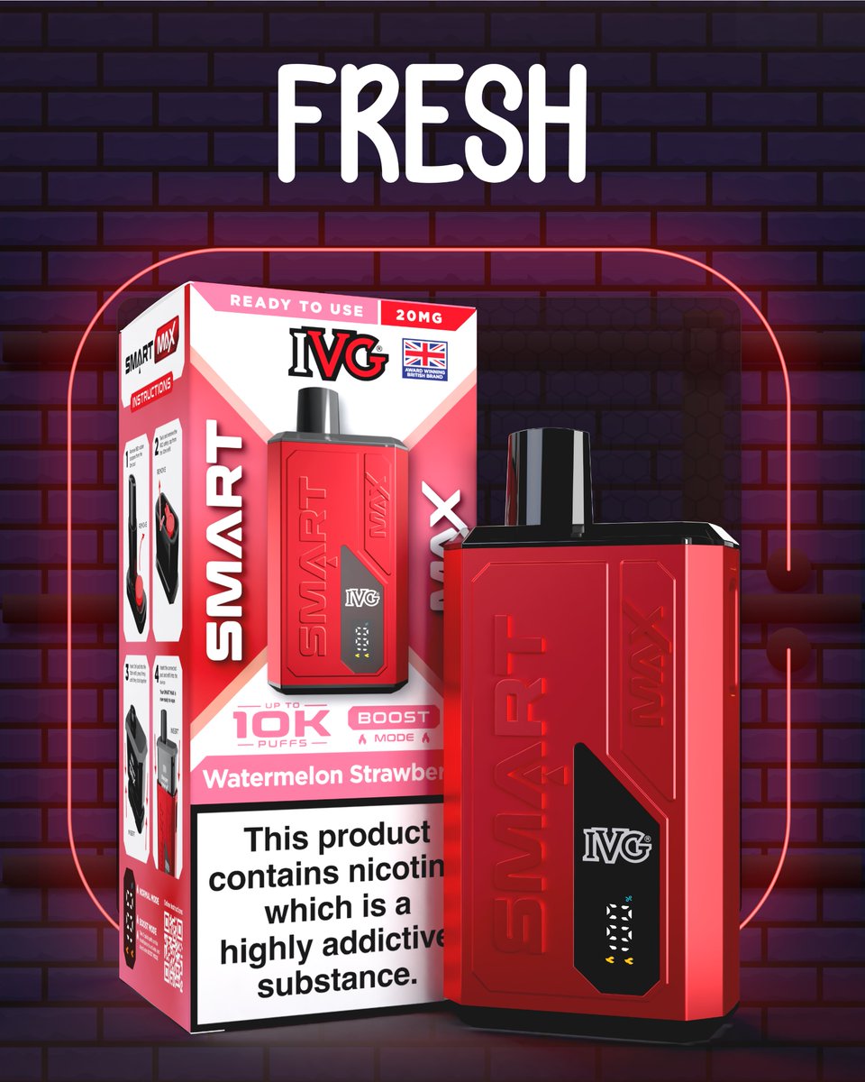 Which flavour are you feeling this week?

- Bold Sour Green Apple 🍏
- Sweet Strawberry Hub 🍓
- Fresh Watermelon Strawberry 🍉
- Classic Menthol ❄️

Whichever mood you’re in, we have the flavour to match!