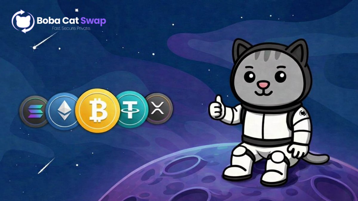 Swap crypto instantly with Boba Cat Swap! 

Trade your favorites like $BTC, $ETH, $USDT, $SOL, and $XRP today!