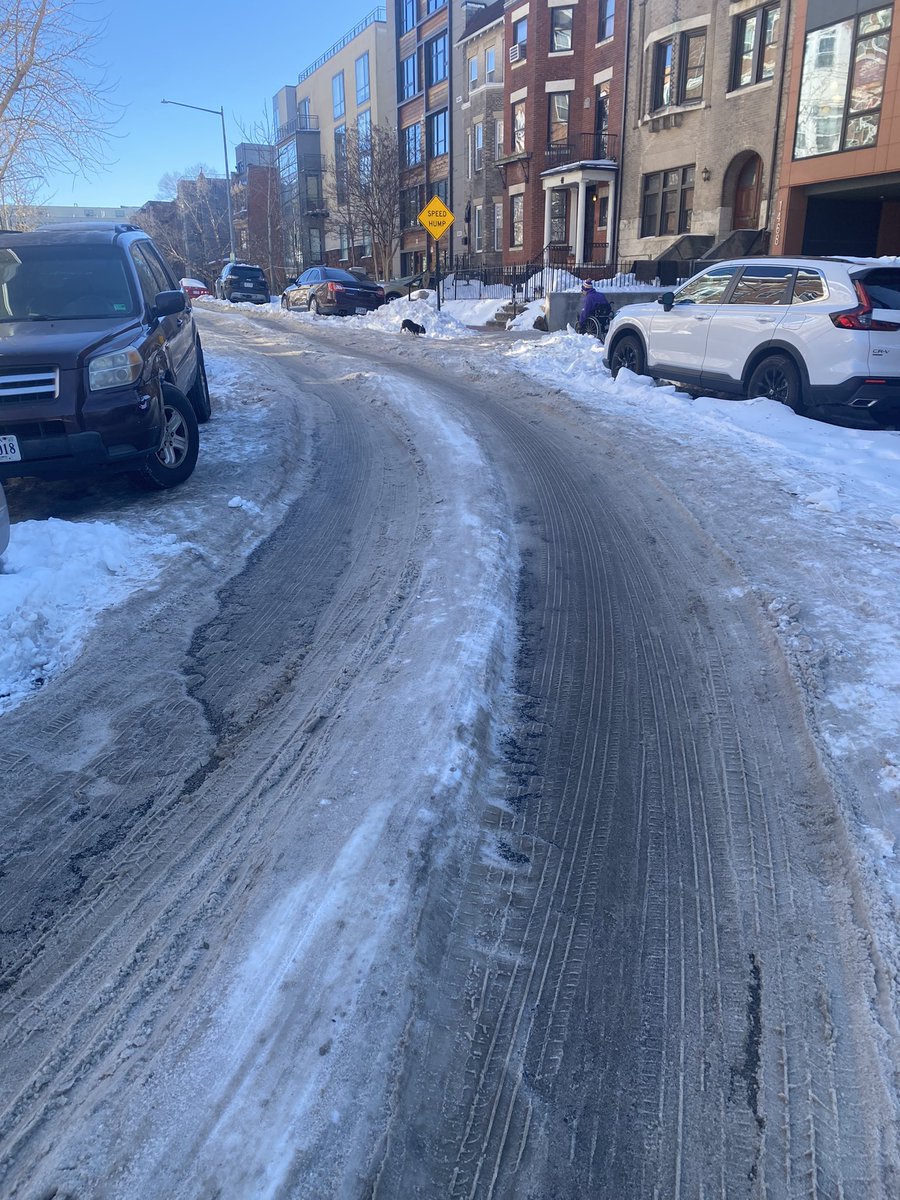 gatman888's tweet photo. @yonicksmith @MayorBowser @MayorBowser can we get a plow over here at Belmont and 15th ???? 8 days now and I see that Alleys !!!! That’s right fucking Alleys are getting plowed over in Cap Hill and my street looks like the surface of the moon.   Do something https://t.co/Ix9QneMinZ