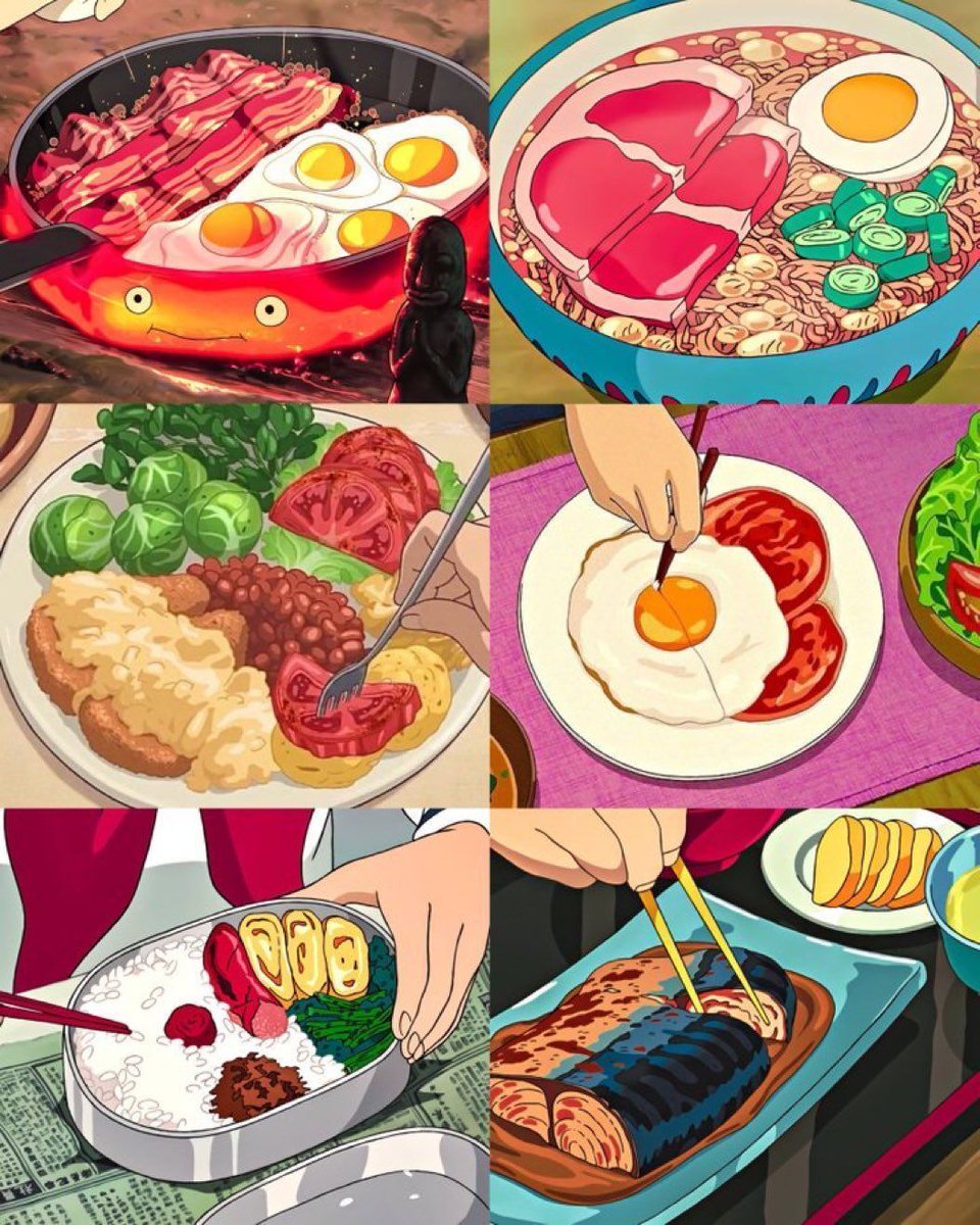 Ghibli food 🍜🍚