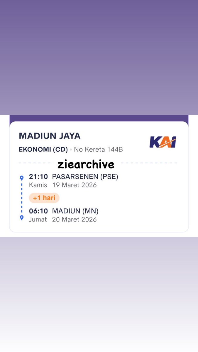 𝚣𝚒𝚎𝚊𝚛𝚌𝚑𝚒𝚟𝚎 🐣|| JASTIP JASWAR TICKETING tweet media