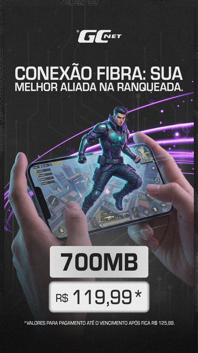 O futuro se constrói em equipe.
Vem você também fazer parte do time.
Vem ser GC NET 🚀