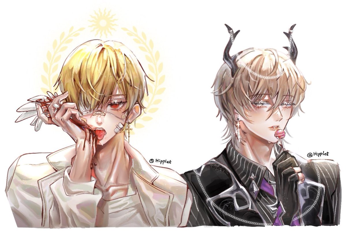 My two out of three mains #地獄で何が悪い #WHB #Whatinhellisbad the things i’d do to them lol—