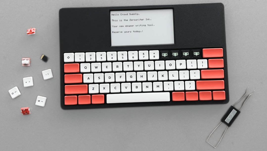 safemodeactive's tweet photo. Meet the Zerowriter Ink: A $299 open-source typewriter with mechanical keys. Is this the repairable, budget-friendly Freewrite alternative we need? https://t.co/m2UlFDawAI #slowtech #WritingCommunity #MechanicalKeyboard https://t.co/39xPNIkJqF