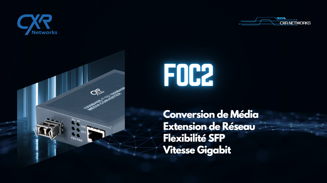 CxrNetworks's tweet photo. Le FOC2 est un convertisseur de média industriel conçu pour assurer la transition entre les réseaux Ethernet sur cuivre et les liaisons en fibre optique. Equipement robuste, souvent utilisé pour étendre la portée des réseaux bien au-delà des 100 mètres imposés par le câble RJ45. https://t.co/1Z8cOO0xW2