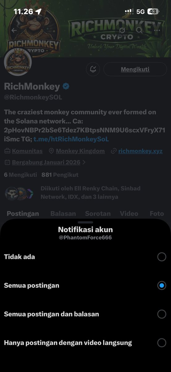 Monkey9786D's tweet photo. @sinbadnetwork @RichmonkeySOL Can i get legend?
Done all rules🫡

EbdHDnsortFErj6E86NbFPg2WD5MTxhLTVXxeN5KDABu https://t.co/C67Ev7WhQP