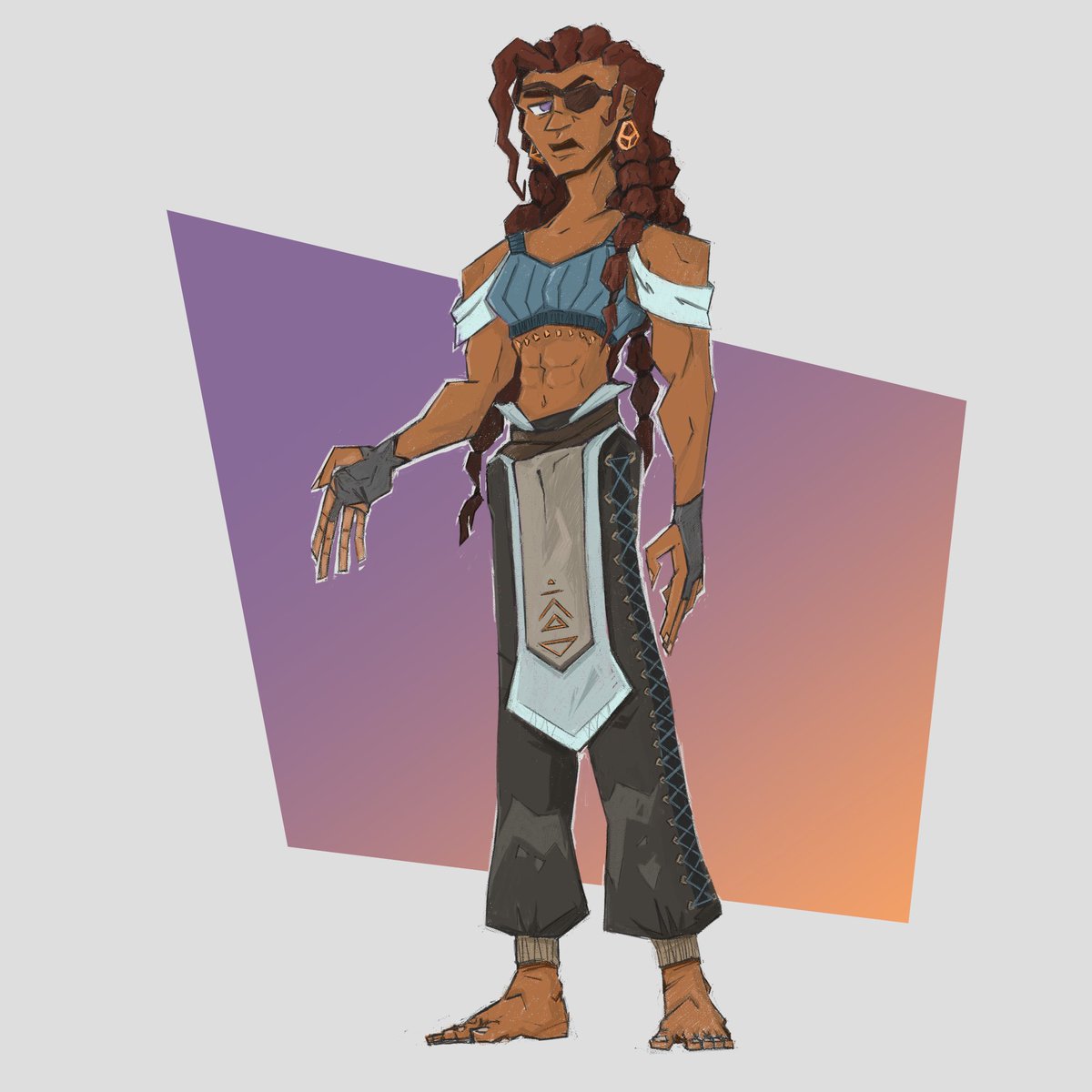 jonasdhaens's tweet photo. Charoite, the ranger of the party, she is protective and always looking to make a profit. She belongs to and originally designed by https://t.co/23y3zfdMXI

#dndcharacter #dndart #dnd #character_design #characterillustration https://t.co/0Jo25wupSh