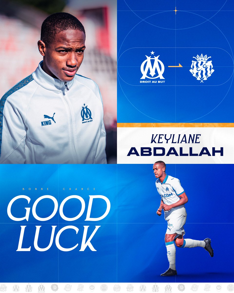OM_Officiel's tweet photo. 𝗕𝗼𝗻𝗻𝗲 𝗰𝗵𝗮𝗻𝗰𝗲 𝗞𝗲𝘆𝗹𝗶𝗮𝗻𝗲 𝗔𝗯𝗱𝗮𝗹𝗹𝗮𝗵 🙌

Le jeune attaquant 🇫🇷 rejoint le Gimnàstic de Tarragone en prêt jusqu'à la fin de la saison. https://t.co/JU9zSVoo06