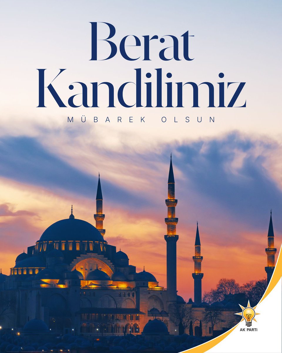 vehbikoctr's tweet photo. Aziz milletimizin ve tüm İslam âleminin mübarek Berat Gecesi’ni gönülden tebrik ediyorum. 

Rahmet, mağfiret ve arınma vesilesi olan bu kutlu gecenin; Ramazan-ı Şerif’in müjdecisi olarak, bütün insanlığa sağlık, huzur, bereket ve afiyet getirmesini Yüce Allah’tan niyaz ediyorum. https://t.co/NFIhOFEiTz