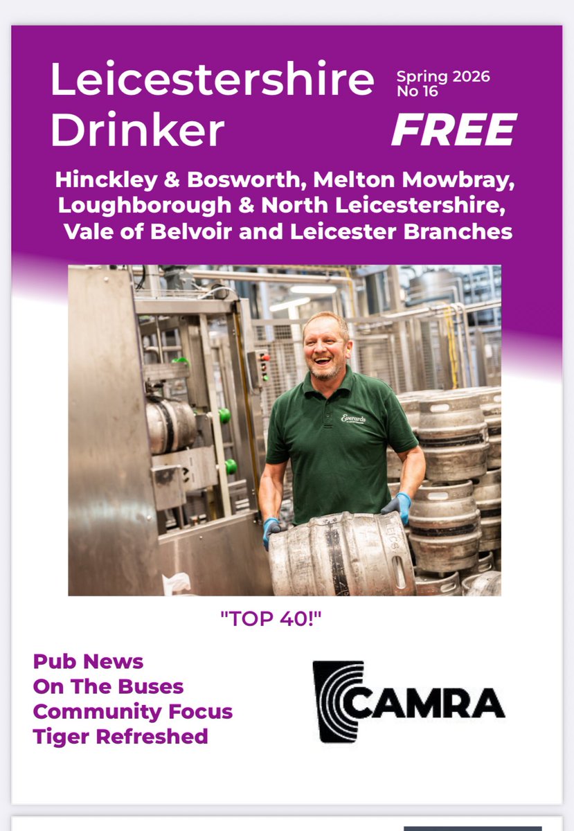 LeicRailAle170's tweet photo. The latest Leicestershire Drinker. 

https://t.co/MGclMBhLVh https://t.co/oEMeAUIg5e