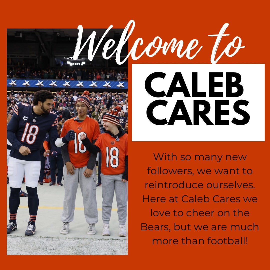calebcaresfdn's tweet photo. Welcome to Caleb Cares! 🤍 We are all about empowering young people, prioritizing mental health, and leading with kindness—on and off the field. We are happy you are here! #thinkkindness https://t.co/ixyIyI6RLJ
