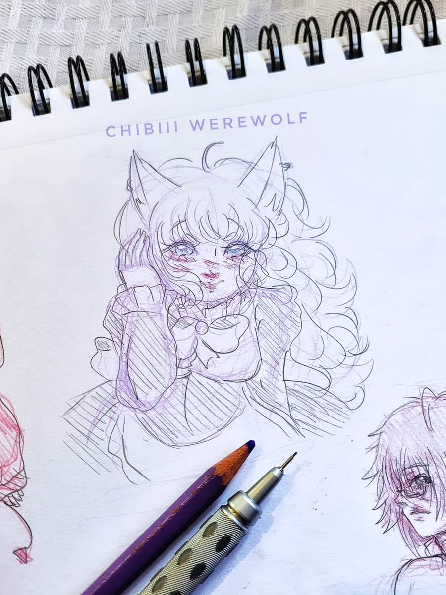 ChibiiiWerewolf's tweet photo. Doodles =w=

#sketchbook #traditionalart #artmoots https://t.co/Uof8Ya4z0Z