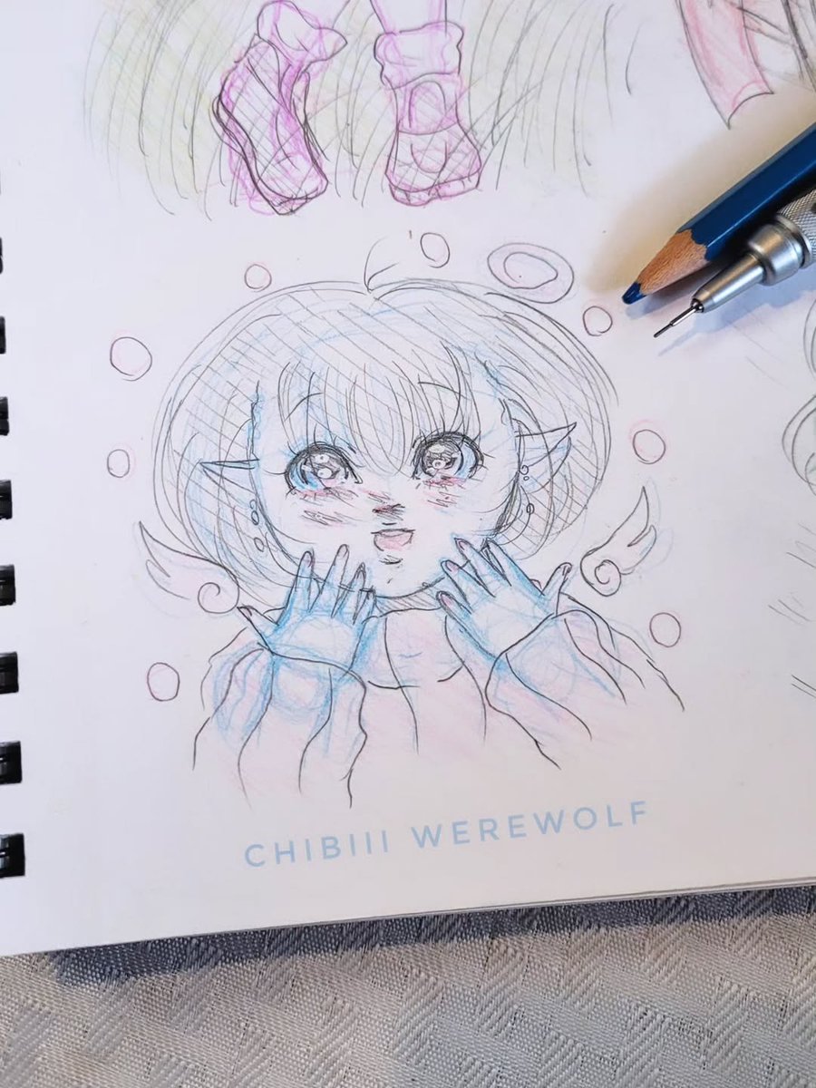 ChibiiiWerewolf's tweet photo. Doodles =w=

#sketchbook #traditionalart #artmoots https://t.co/Uof8Ya4z0Z