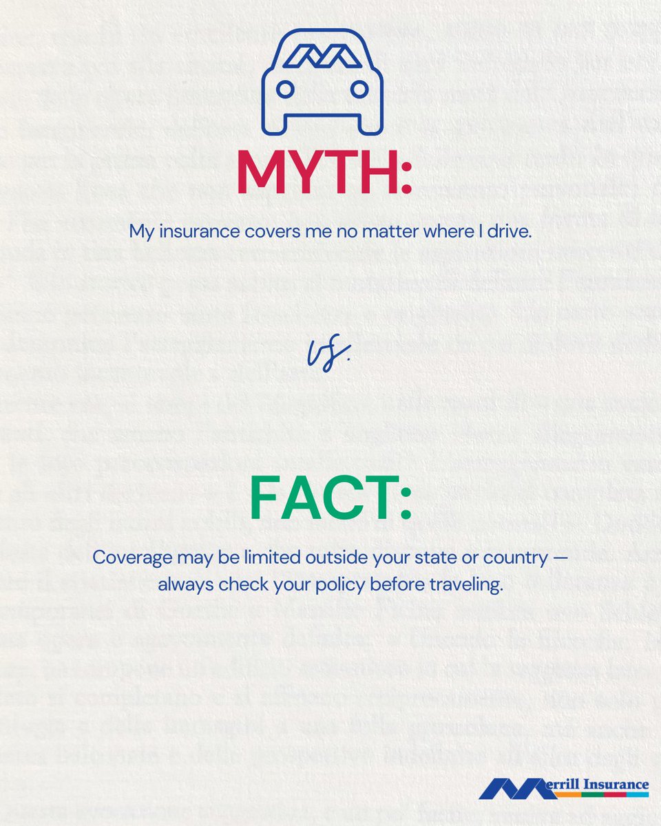 Merrill_Ins's tweet photo. 🚨 Insurance Myth vs. Fact 🚨

Don’t let assumptions cost you coverage. We’re breaking down common insurance myths so you can make informed decisions with confidence. ✔️❌

#MerrillInsurance #Insurance #InsuranceMadeEasy #MythvsFact #InsuranceTips https://t.co/ybkZSQ5wmX