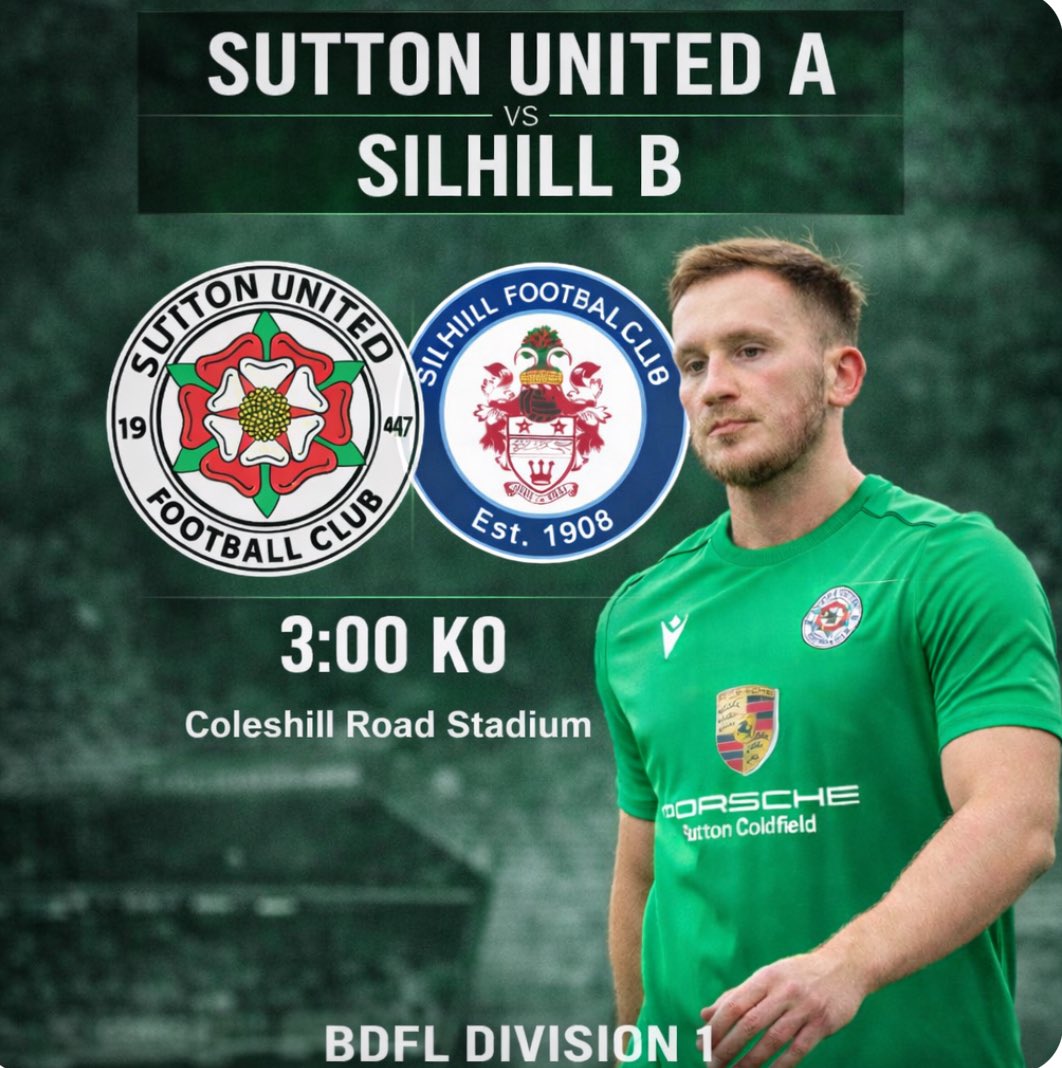 SuttonUnitedA's tweet photo. At home again as we look to continue our good run of form!💚🖤 https://t.co/7VMsaYIWXf