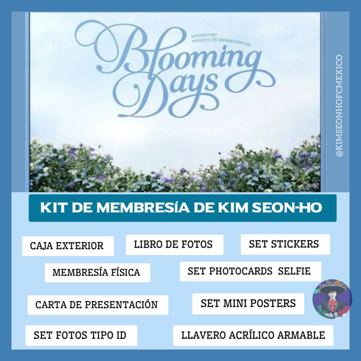 kimseonhomexico's tweet image. Detalles de la #Membership  de #KimSeonHo 💙✨️
