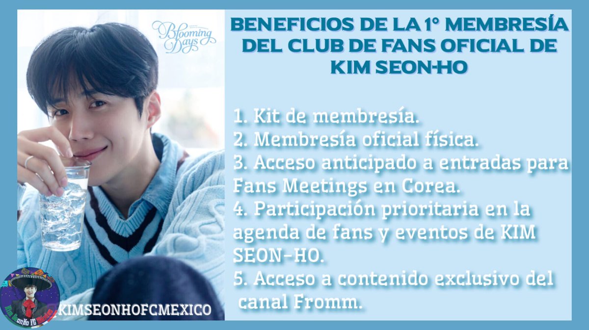 kimseonhomexico's tweet image. Detalles de la #Membership  de #KimSeonHo 💙✨️