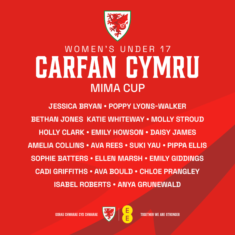 Cymru's tweet photo. CYHOEDDIAD CARFAN 🏴󠁧󠁢󠁷󠁬󠁳󠁿

Natalie Lawrence has named her Cymru WU17 squad for the MIMA Cup taking place this month in Pinatar👇