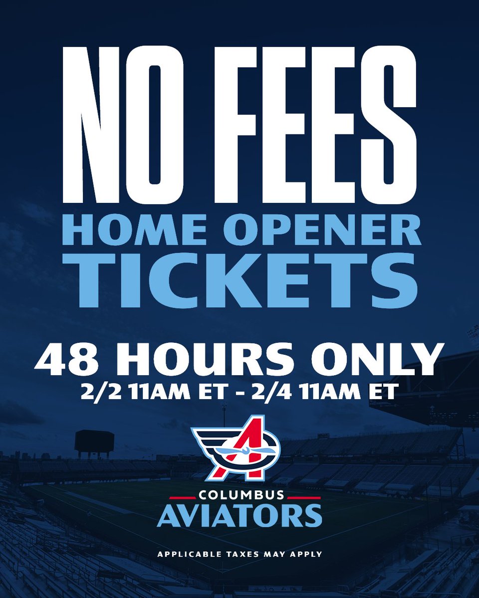 Columbus Aviators tweet media