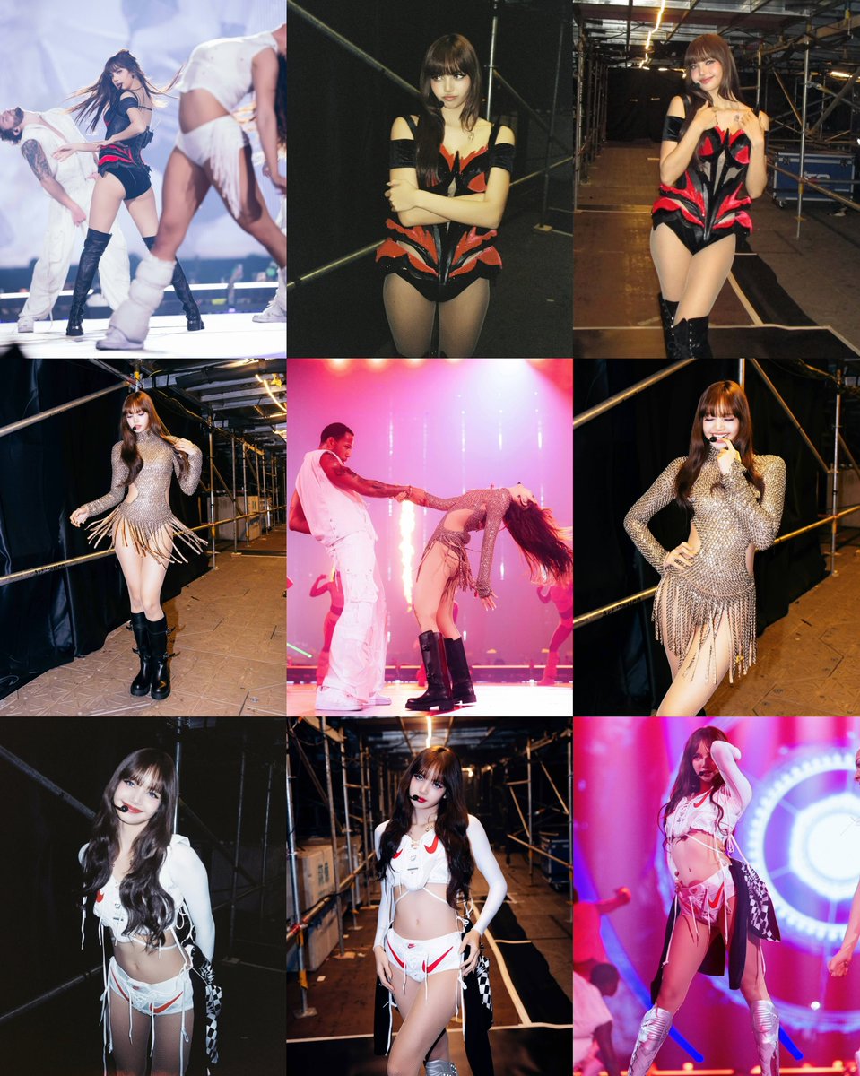 last set of lisa’s deadline solo stage outfits 🥹