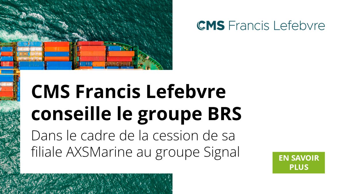 CMS Francis Lefebvre tweet media