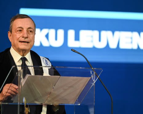 leuropeista's tweet photo. 🚨 🇪🇺 Here's a summary of Mario Draghi's today speech at Leuven University.

Key points:
- The global order is "defunct", and Europe must adapt to a new reality where trade and security are increasingly intertwined
- EU's current confederation model isn't enough; Europe needs to become a federation to be a true power and defend its interests
- Europe has strengths: scale, wealth, political culture, and institutions built over 75 years
- Proposal: "pragmatic federalism" - take achievable steps towards federation with willing partners, focusing on areas like trade, defense, technology, and energy
- Goal: a united Europe that defends its interests and values, without subordinating anyone or sacrificing its values
- Draghi emphasizes Europe's vulnerability and need for unity in a changing world, citing examples like trade wars, energy dependence, and security threats
- He urges Europeans to act together, build trust, and create institutions with real decision-making power to achieve this goal
- Draghi also highlights the importance of solidarity and shared experience in building a stronger, more unified Europe, citing the example of the EU's response to the Greenland issue
- Ultimately, he calls for Europeans to rediscover their pride, confidence, and conviction in their future, and build a federal Europe that is a true global player.