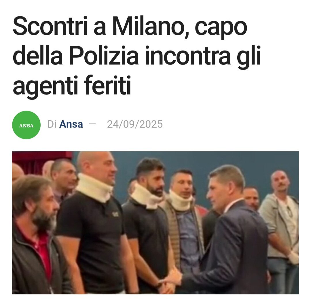 _RomamoR's tweet photo. Il collare che ritorna dopo 1 anno.
Milano 2025
Anche allora si parlò di poliziotti picchiati violentemente, anche allora si presentarono con il collare/sciarpa.
#Torino
#collare https://t.co/Fuu4NEuXzn