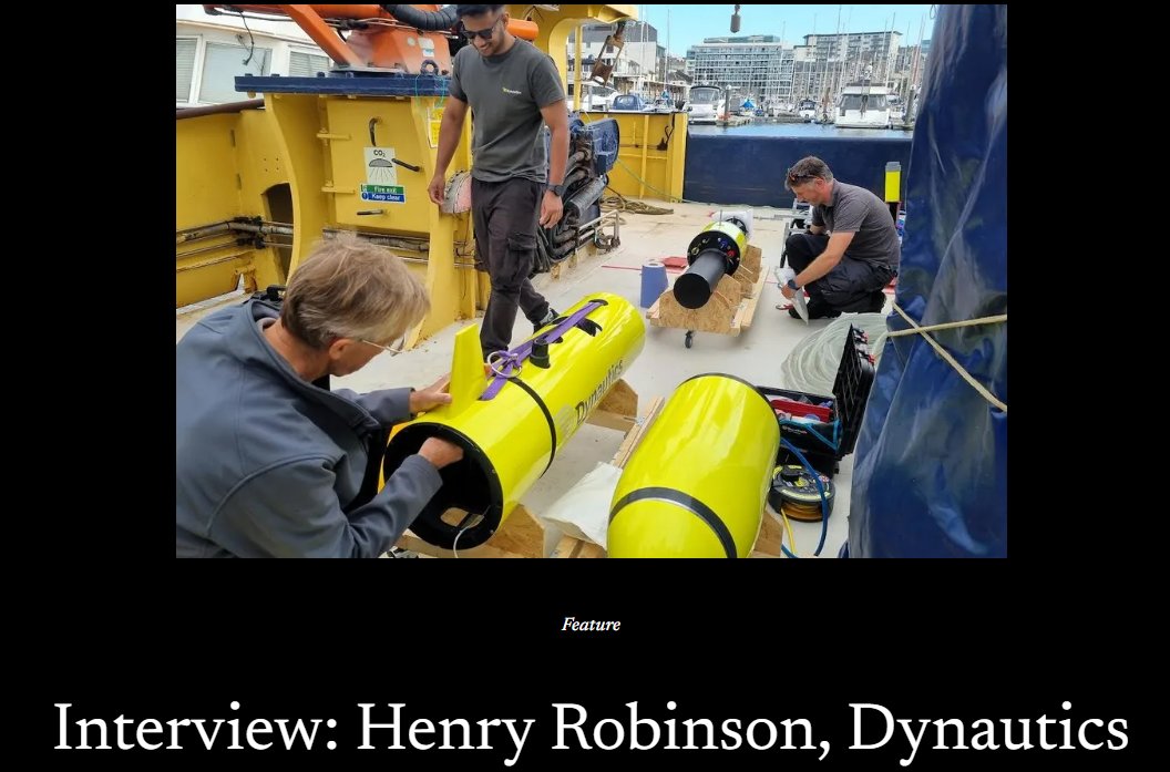 An insightful Q&amp;A with our CEO live today on Ocean Economy! It's always fascinating to hear his thoughts and predictions for future capabilities of uncrewed technology... 💡🔗oceaneconomy.news/2026/02/02/int…
#drones #robotics #AUV #subsea