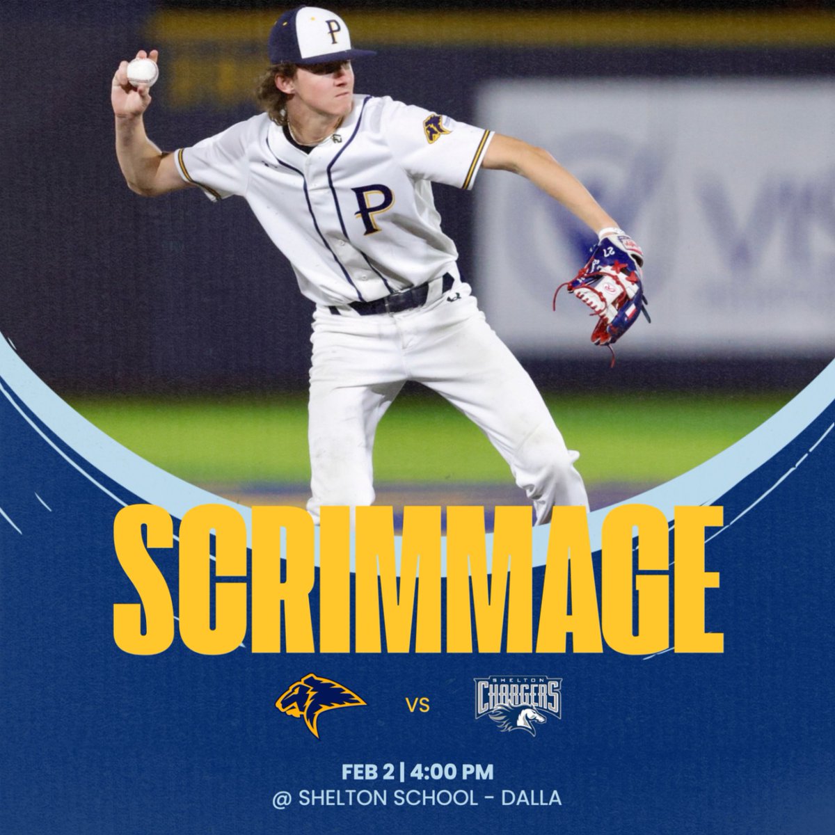 PCANorthSports's tweet photo. Baseball season is approaching quick! The team has their first scrimmage tonight at Shelton School in Dallas.
⚾️ PCA North vs Shelton
🗓️ Monday, February 2
⏰ 4:00 PM
📍 17301 Preston Rd, Dallas, TX 75252 https://t.co/zm2MdkoPcD