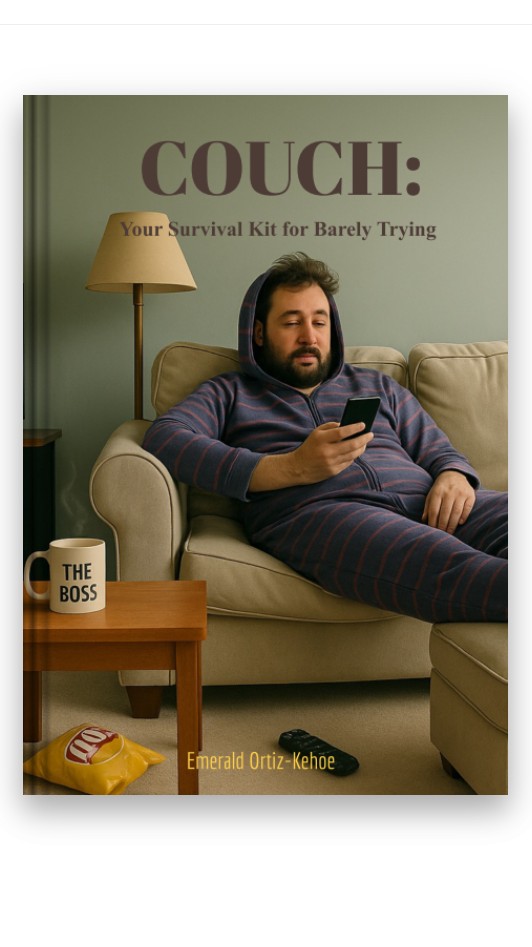 My new book is out: COUCH: Your Survival Kit for Barely Trying 🛋️
For the tired, the overwhelmed, and the “I’ll do it later” champions.
Laugh, cope, repeat. 😮‍💨📚  #COMING_SOON
#BookRelease #FunnyBook #Relatable