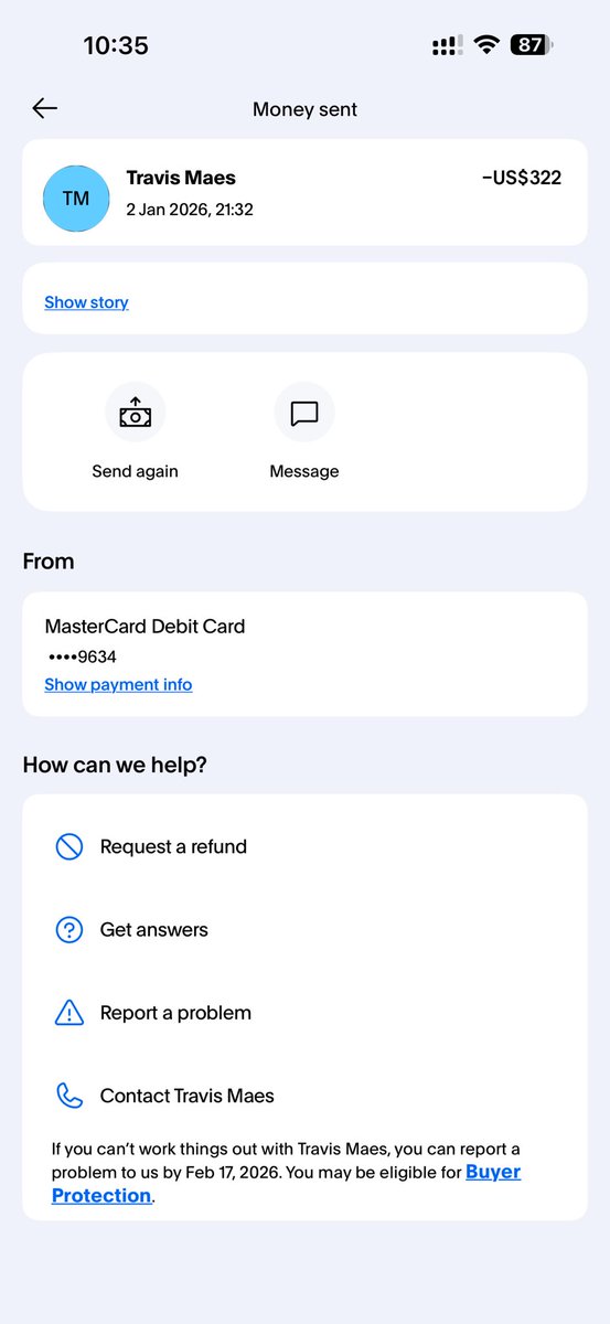 Community warning about <a href="/MoneyTM1/">BigDoggSports</a>. He blocked me because he thought I was scamming which is crazy, because he’s the one who kept my money. It’s been over a month, no refund and zero communication. Posting this so others can be careful.
