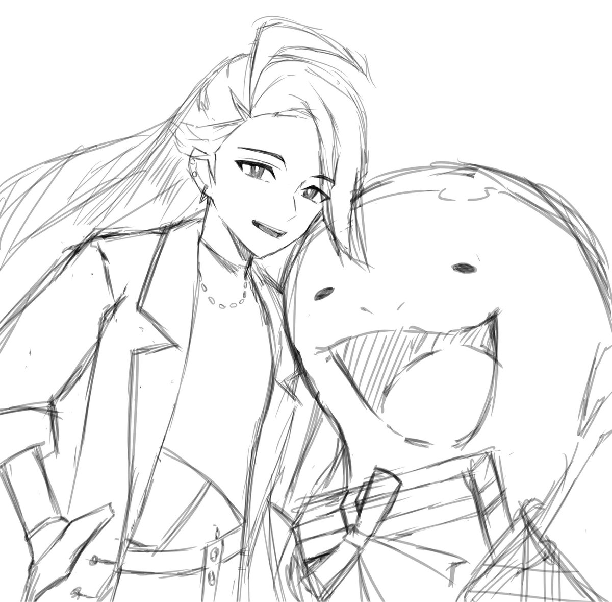 今日からポケモンいっぱい描いていきます
とりあえずラフ