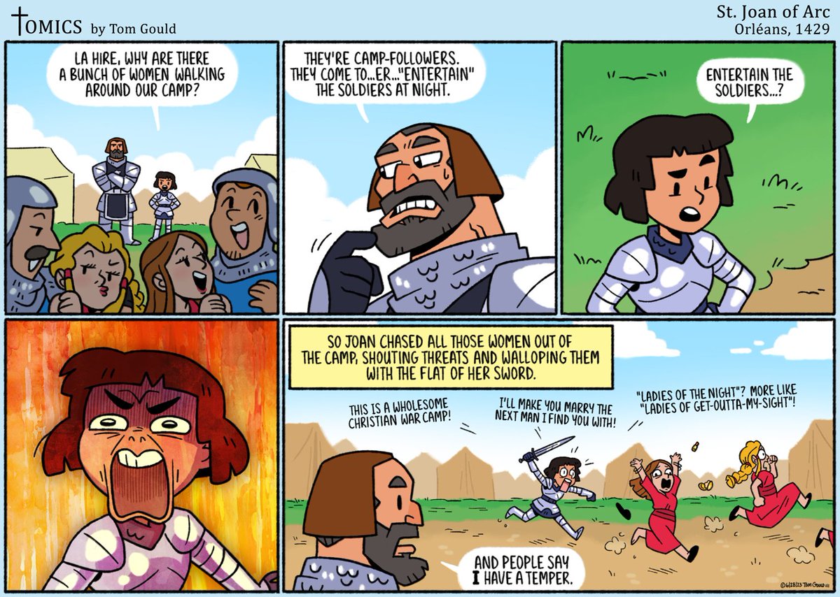 ⚜️Joan of Arc &amp; La Hire⚜️

By <a href="/TomicsComics/">Tomics Comics</a> of "June of Arc" Serie