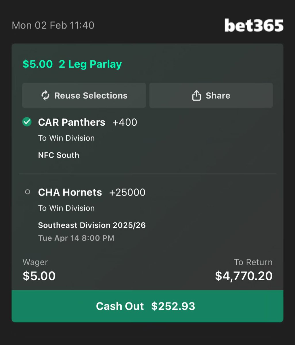 Jrstrick33's tweet photo. @wheatonbrando need some help, what do i do with this feel like this is a great selling high on hornets but as a Charlotte sports fan want to be right ha! 

Add To Your Bet Slip - https://t.co/KzrQ4ZxGNu https://t.co/pg07MSvd3r