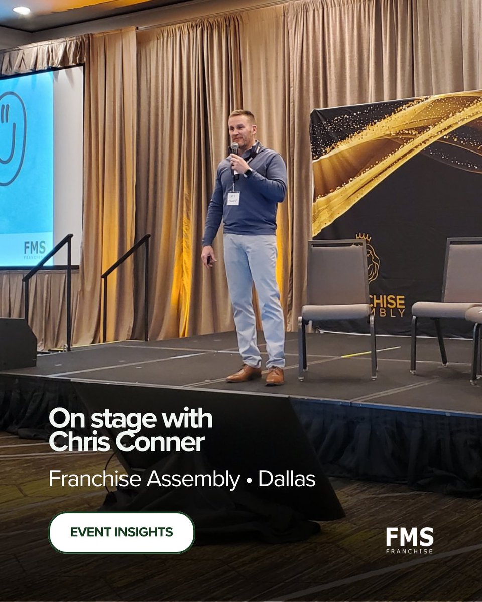 Franchise Assembly • Dallas 🎤

Chris Conner on stage talking about what actually makes a business franchise-ready!

If franchising is on your radar, this is a good place to start 👇

🔗 bit.ly/4keRGdG

#FranchiseAssembly