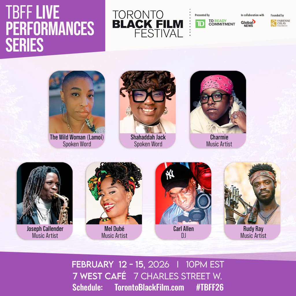 I'm performing with my trio on Sunday Feb15th along with Spoken Word artist Lamoi 10pm -12am #tbffliveperformanceseries Purchase $12.00 here: 
torontoblackfilm.com/serie/tbff26-l…