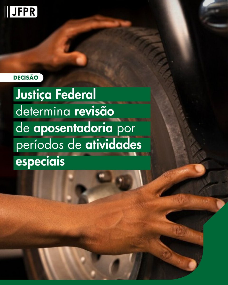 A JFPR acatou parte das reivindicações de um ex-borracheiro e raspador de pneus em um processo de revisão de aposentadoria, por o reconhecer períodos de trabalho em condições especiais.

⚖️ Leia mais em abrir.link/RaNYc