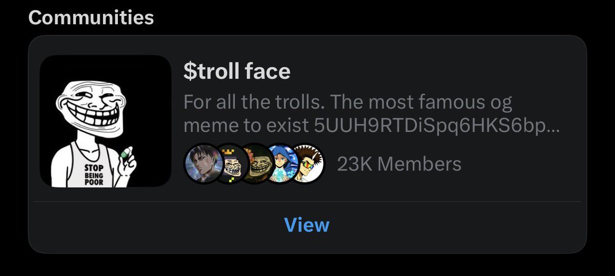 _Shadow36's tweet image. Top internet meme of all time.

Almost 50k holders

23k members in the community.

A top meme of all time is sitting under 20m and I think the repricing that will happen will leave you kicking yourself for not acting on it right here, nfa of course.

We have been thru everything…