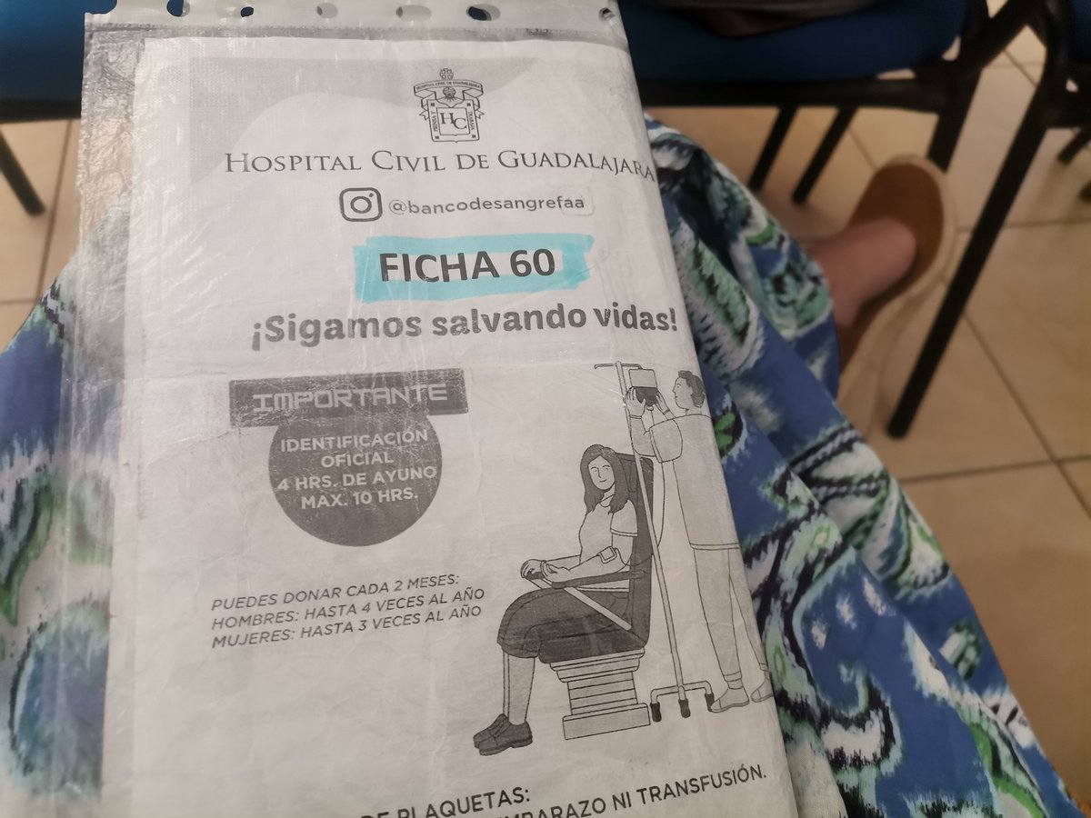 Ya vine a mi cita de donación, que nervia.