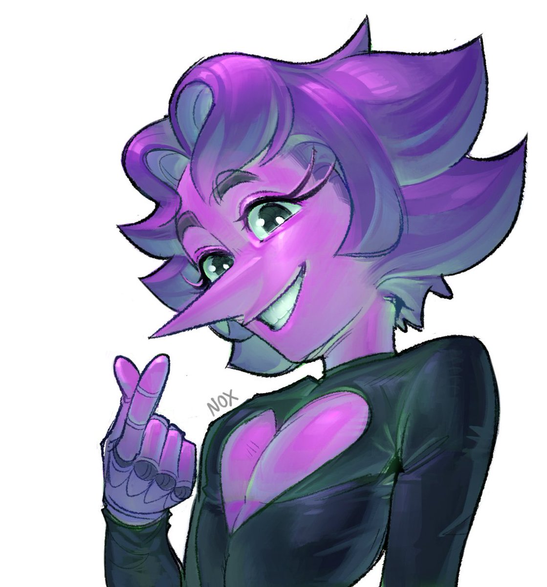 NoxAaris_AD's tweet image. Finished icon commission for @GlitterGhoulz !!~ :^)

#commission #addison #DELTARUNE