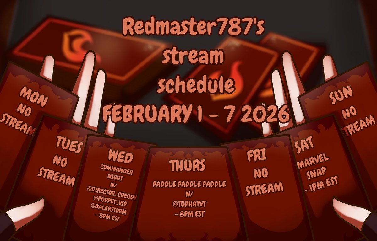 New content on the horizon for the first week of February! We’re gonna give this month a strong start that it deserves

Hope to catch you for the chaos, and the good times that follow