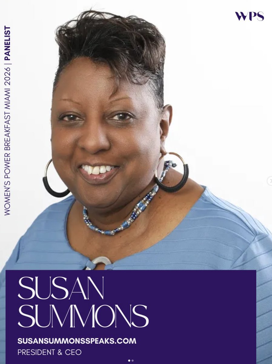 Honored to join the conversation as a panelist at the Women’s Power Breakfast in Miami.

Looking forward to discussing leadership, resilience, and empowering women—on and off the court. <a href="/MDCollege/">Miami Dade College</a> <a href="/SummonsSusan/">Susan Summons</a>