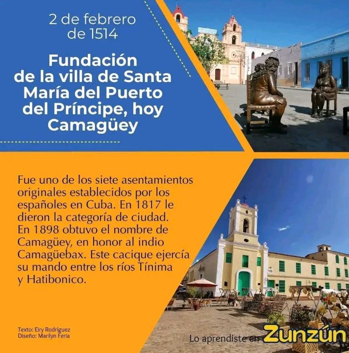 #Camagüey , FELICIDADES por tu cumpleaños 112, cuantos años de historia, tu pueblo te saluda, <a href="/ETECSA_Cuba/">ETECSA</a> te aplaude.
<a href="/WalterNoris/">Walter Simon Noris</a> <a href="/JorgeSutil2/">Jorge Sutil S</a> <a href="/taniavel76/">Tania Velazquez</a> <a href="/MayraArevich/">Mayra Arevich Marín 🇨🇺</a> <a href="/Lgarcial4/">LuelGarciaL</a> @Adia