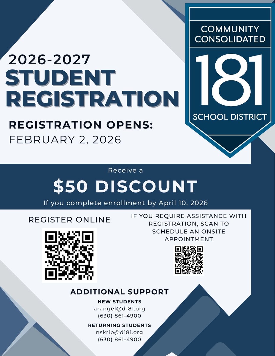 School District 181 tweet media