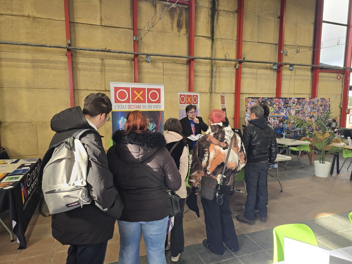 oxonarbonne's tweet photo. Merci Carcassonne et Narbonne !

Bilan de 3 jours de salons : +200 flyers distribués et un nombre de visites record. Merci d'avoir échangé sur vos projets et testé les jeux de nos étudiants.

#OXO #JeuVideo #Aude #Narbonne #Orientation https://t.co/1DsHcMtJ5f