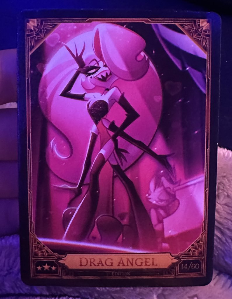 endidotexe's tweet photo. hi angel fans who hate alastor 😍😍😍 WHOO WANNA TRADE 😁 https://t.co/ZjqP3GEPGj