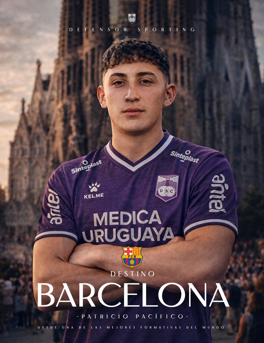 𝘼𝙇 𝘽𝘼𝙍𝘾̧𝘼 🇪🇸

Desde una de las mejores formativas del mundo a uno de los mejores equipos del mundo. 

Patricio Pacífico fue cedido a préstamo [con opción de compra] al <a href="/FCBarcelona/">FC Barcelona</a> para integrar el equipo español esta temporada.

Orgullo Violeta 💜